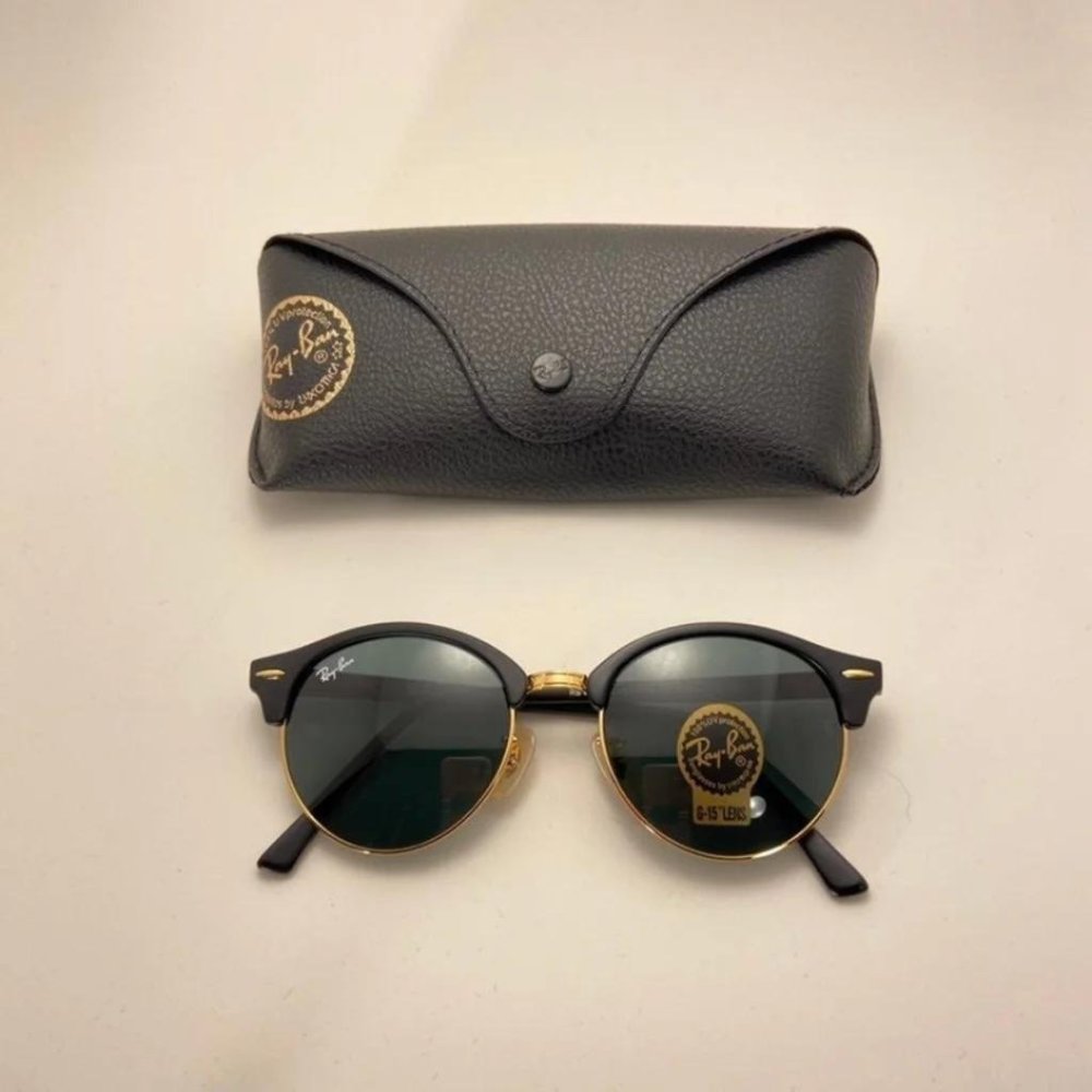 Black Clubround RayBan